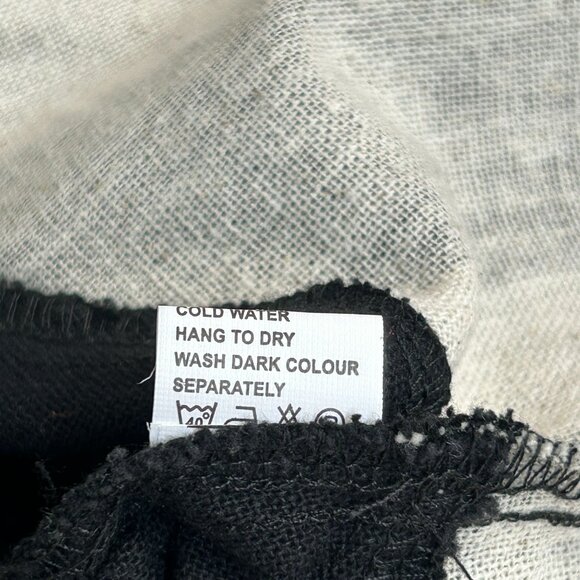 Cupcake International Womens Black White Patchwork Jacket XL Cotton Art To Wear - Picture 5 of 10